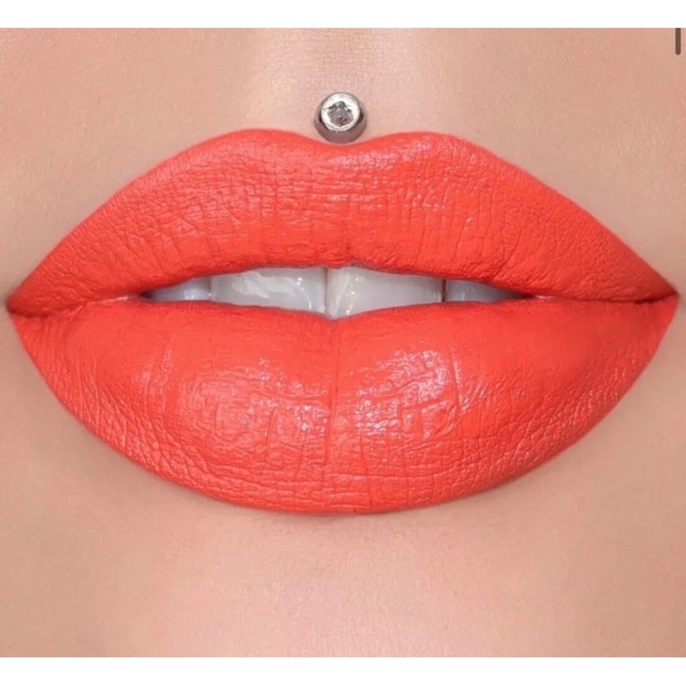 NEW Jeffree Star Cosmetics Velvet Trap Lipstick Prick Bright Coral Orange Matte